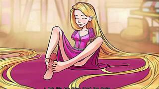 Hentai Rapunzel Shows Small Tits
