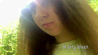 Teen Walks in Public Park for Pee and Dirty 18+ Talk