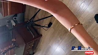 Ukrainian mother visits Barcelona to meet sexy Víctor Bloom