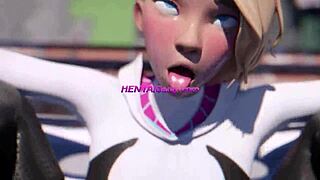 Get ready for some hot 3D hentai action with Spider Verse!
