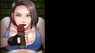 forgot the game, huge cock blowjob and creampie