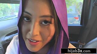 Hardcore POV sex with an Arab teen and her boyfriend