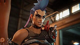 Junker queen catches the guy stealing and roughly has her way with his big ass