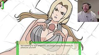 i defeated tsunade and ended up in a wild 3some with bdsm and creampie