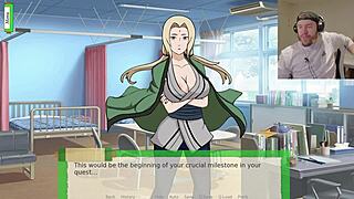 i defeated tsunade and ended up in a wild 3some with bdsm and creampie