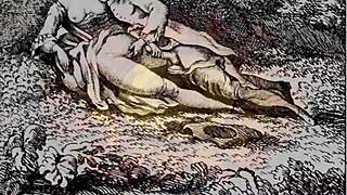 Vintage Erotic Drawings Spark Intense Retro Desire