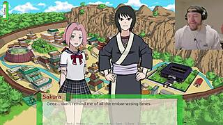 Premagal sem Tsunade in končal v divjem trojčku z BDSM in creampie.