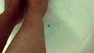 Hungarian Babe Removes Nylon In Shower