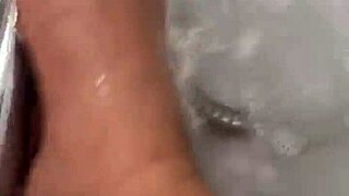 Hungarian Babe Removes Nylon In Shower