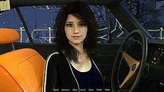 Cherished memories with brunette in game