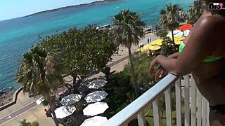 Sunny Star's Public Ass Tease Leads to Outdoor Cumshot