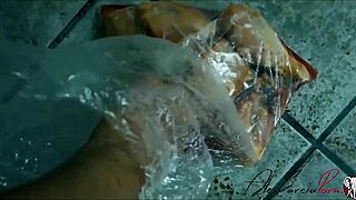 My zombie friend learns to fuck from me