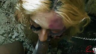 My zombie friend learns to fuck from me