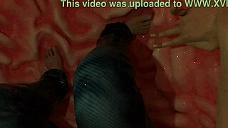 Kayleigh faces anal staircase challenge.