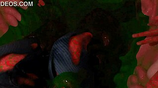 Kayleigh faces anal staircase challenge.