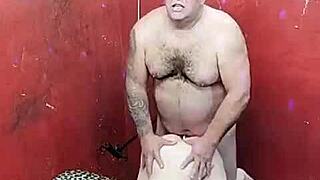 Chubby Girl Loves Old Man Taking Her Doggy to Climax