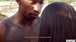 Black Cock Works On Latina Milf Linda's Pussy Bent Over