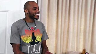 Milfs Gangbang Black Yoga Instructor And His Student.