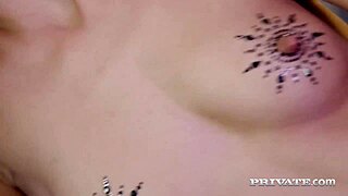 alexis crystal screams as she gets double penetrated by two big cocks in anal fucking!