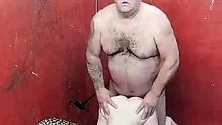 Chubby Girl Loves Old Man Taking Her Doggy to Climax