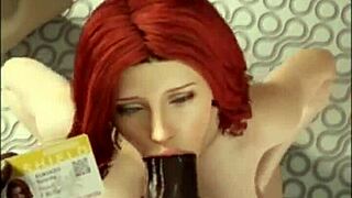 black widow natasha's secret anal assfucking with monster cock in pov animation?