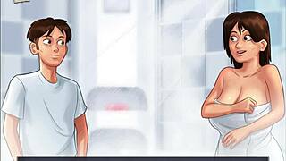 summertime saga episode 83 with cartoon adventures and characters