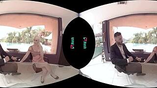 i'm fuckin layla price's big tits in virtual cowgirl ride