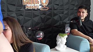 Curvy Colombian Blonde Pornstar Sara Blonde Sucks Monster Cock and Gets Facial After Interview