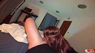 Sharing a Bed with Hot Milf Stepmom, Deepthroating and Fucking Her Wet Pussy