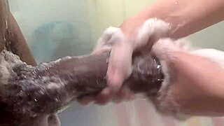 sexy petite 18+ blonde step sis callin’ step bro for towel in bathroom… and wow, this happened