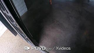 POVD Tan Line Beauty Arrives For Incredible POV Sex With Stunning Brunette Curves.