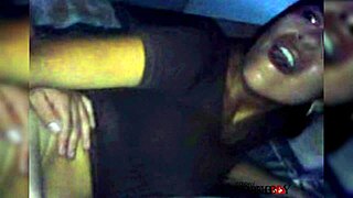 Whore Screams Loud During Intense Car Creampie