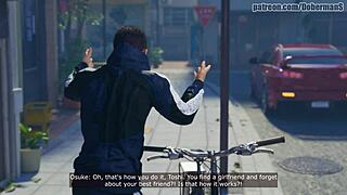 japanese tight pussy cheats at hot spring with big cock