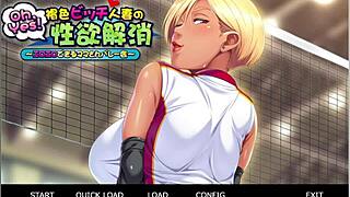 Kasshoku Bitch Hitozuma Seiyoku Kaishou Ep1 Delivers Wet Tity Fucking