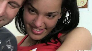 Holy Cow! Busty Brunette Teen Naomi Gets Nailed Hard in Wild Action!