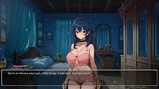 Curvy exhibitionist girlfriend confesses in romance hentai game episode 4