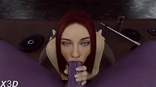 black widow natasha's secret anal assfucking with monster cock in pov animation?