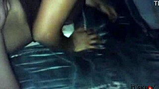 Whore Screams Loud During Intense Car Creampie