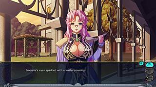 i'm in this kyonyuu fantasy with emeralia in h-scene 2, english version, it's so hot!