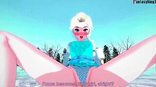 Elsa gets wild in fantasy POV before Christmas