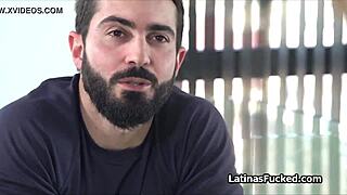 latina cleaning lady paid extra for blowjob