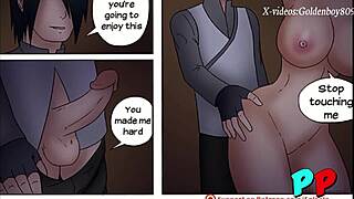 naruto parody with sasuke bangin hinata hard... oops!