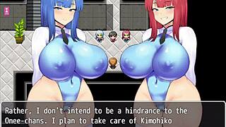 Amigas com tetas grandes atrás de grupo criminoso