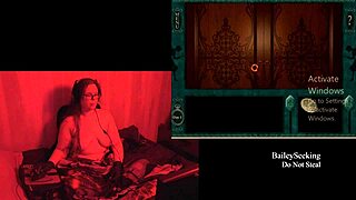 Big Natural Tits BBW Naked in Final Scene Playthrough