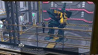 i'm stranded, flirtnig with half robot girl