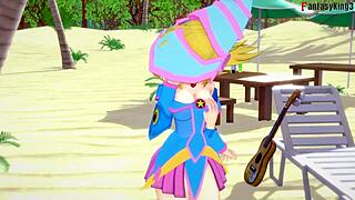 Dark Magician Girl In Bikini Gets Hard Fucking In Yu-Gi-Oh Fantasy POV