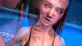 Complete Gameplay - Summer Heat Part 4 with Horny Redhead at Pool