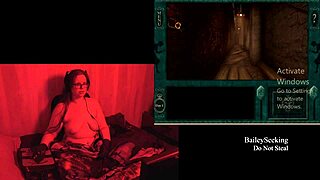 Big Natural Tits BBW Naked in Final Scene Playthrough