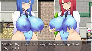 Amigas com tetas grandes atrás de grupo criminoso