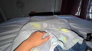 Colombian student so tired from university, only relief is solo tight pussy play.